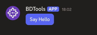 Interactive button example
